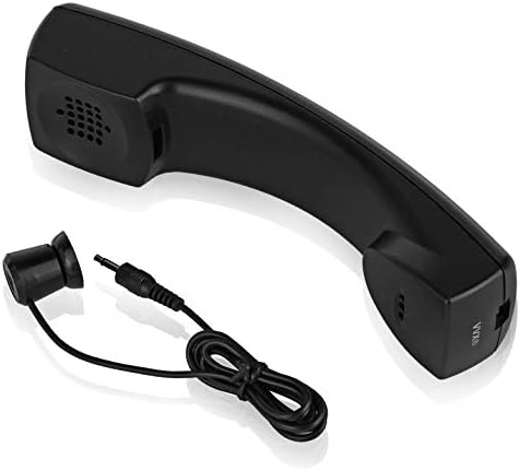 NeeGo Kompakt Pikap Telefon Mikrofonu Mikrofon Vantuzu, Sabit Telefonunuzdaki Telefon Konuşmalarını Ses Kaydedicinize, Bilgisayarınıza