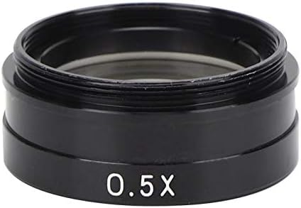 Tanke Zoom C-Mount Lens-0.5 X Zoom C-Mount Lens Endüstriyel Mikroskop Kamera Lens Aksesuarları için XDC Mikroskop, Siyah