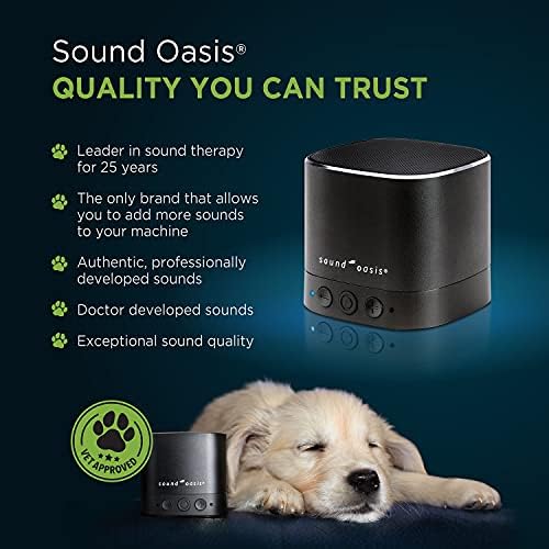 Sound Oasis Evcil Hayvanlar için Bluetooth Ses Terapi Sistemi I 20 Dahili Sesler I Dr Sesleri Geliştirdi I Uyku Arttırıcı ve
