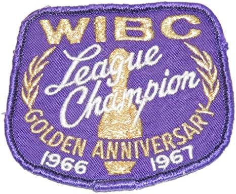 1967 Vintage WIBC Kadın Bowling Kongre Ligi Şampiyonu Ödülü Bez Yama