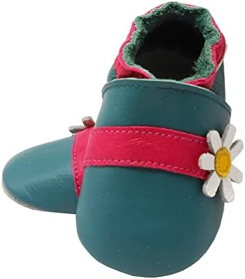 SAYOYO Bebek Yumuşak Taban Deri Bebek ve Yürümeye Başlayan Prewalker Ayakkabı