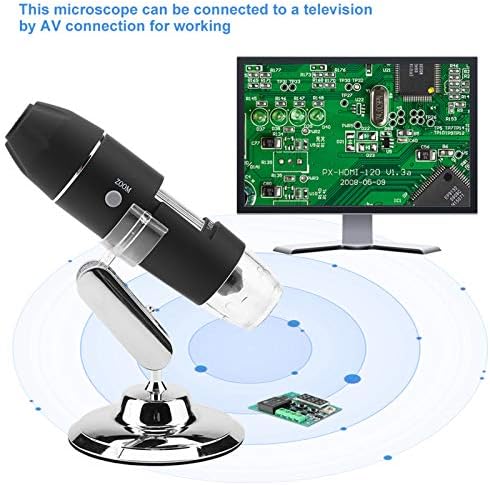 Longzhuo Dijital Mikroskop, El Elektronik Mikroskop 1600X2MP HD USB Büyüteç