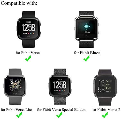 Ayarlanabilir Elastik Bilek Bandı / Ayak Bileği Bandı için Fitbit ile Uyumlu Versa 2 / Blaze / Versa / Versa Lite / Versa Special