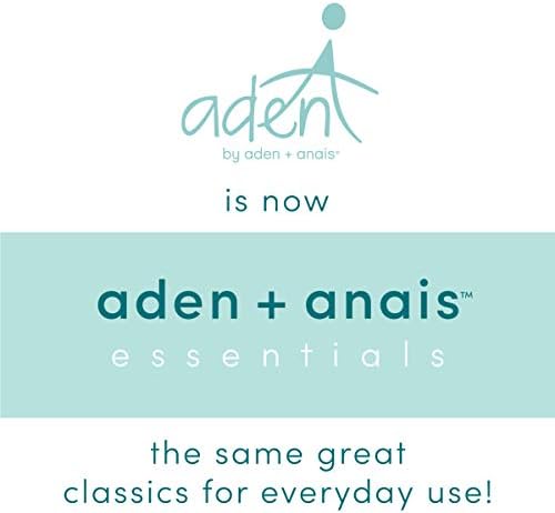 aden + anais Essentials Klasik Uyku Tulumu, %100 Pamuk Muslin, Giyilebilir bebek Battaniyesi, Büyük, 12-18 Ay, Kuşburnu Gülü-Kuğular