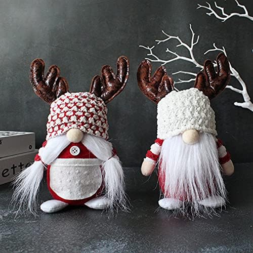 Tosnail Paketi 2 Noel Tatili Gnome Peluş Dekor, El Yapımı İsveç Santa Gnome Tomte, dolması Gnomes Elf Bebekler Dekorasyon Süsler