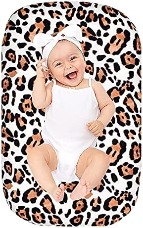 HelloCreate Çıkarılabilir Slipcover Yıkanabilir Yumuşak Şezlong Kapak Yuva Kapak Baskı Desen Yenidoğan Bebekler için