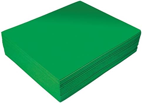 Yeşil EVA Köpük Levhalar, 30 Paket, 2mm Kalınlığında, 9 x 12 İnç, Daha İyi Ofis Ürünleri, Yeşil Renk, Sanat ve El Sanatları için,