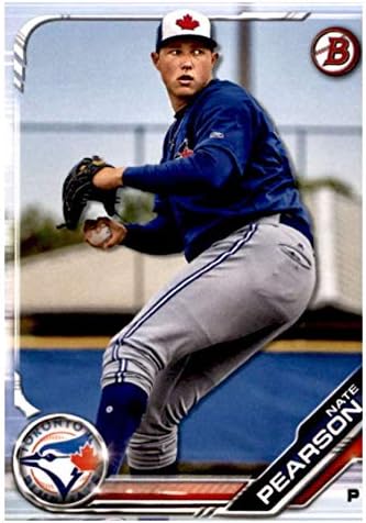 2019 Bowman Umutları BP-99 Nate Pearson RC Çaylak Toronto Mavi Jays MLB Beyzbol Ticaret Kartı