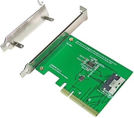 Mikro SATA Kabloları PCIe Gen3 8 Şeritli İnce SAS HD'ye (SFF-8654) 8i Adaptör