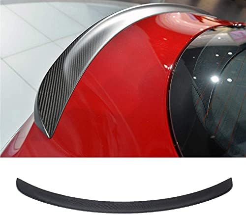 Karbon Fiber Spor Bagaj Kapağı Spoiler Kanat (Parlak ve Mat) Tesla Modelin S 75D P85 P90D P100D 2012-2020