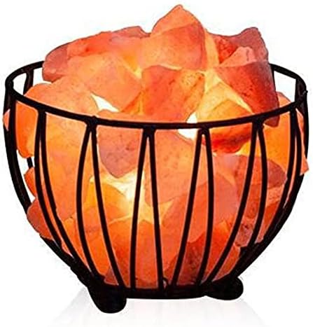 SPNEC Himalaya Kristal tuz Lambası kaya lambası demir sanat tuz lambası Çeşitli şekiller gece lambası ev dekorasyon uyandırma