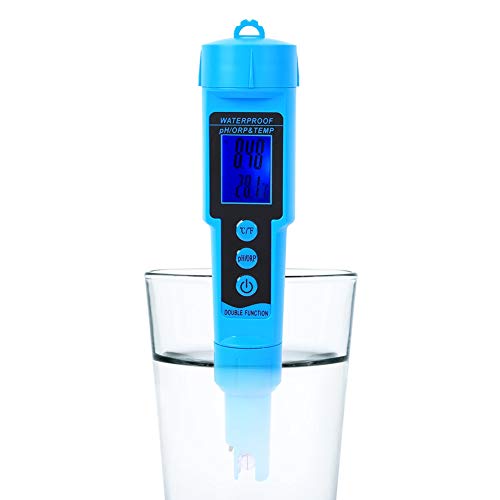 Su Kalitesi Analizörü, Uygun LCD Ekran PH Test Cihazı PH ORP Sıcaklık Test Cihazı Yüzme Havuzları için Yüksek Çözünürlük