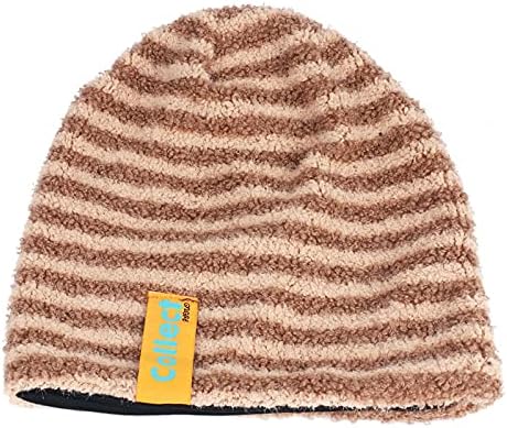 Hımbıl Bere Şapka Kadınlar için Kış Örme Kapaklar Sıcak Soğuk Tıknaz Yumuşak Boy Kablo Örgü Kap Düz Şapka