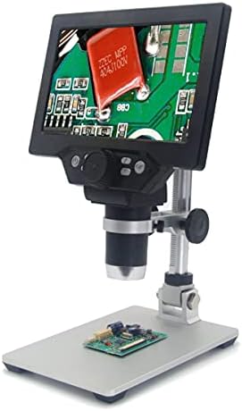 IGOSAİT Profesyonel Büyük Boy G1200 Elektronik Dijital Mikroskop 12MP 7 İnç Büyük Taban LCD ekran 1-1200X Sürekli Amplifikasyon