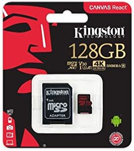 Profesyonel microSDXC 128GB, SanFlash ve Kingston tarafından Özel olarak Doğrulanmış Canon EOS M10Card için çalışır. (80 MB /