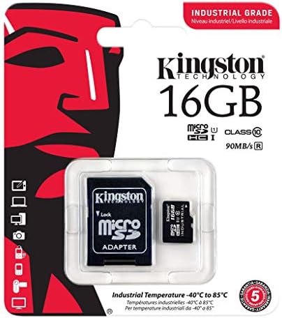 Endüstriyel Sınıf 16 GB Motorola Moto G9 Artı microSDHC Kart için Çalışır SanFlash ve Kingston tarafından Doğrulanmış (90mbs