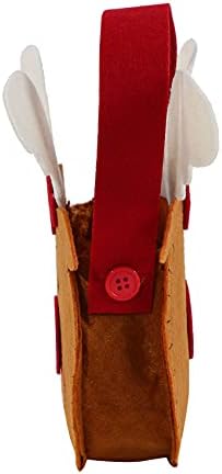 BoloLi Noel Partisi Çanta Favor Süslemeleri Çanta Çuval Bezi Parti Çanta Kolları ile Hediye Tote, Geyik, 6.505.911.97 inç