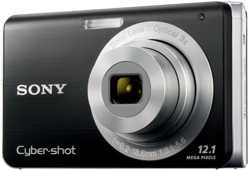 Sony Cybershot DSC-W190 12.1 MP Dijital Fotoğraf Makinesi, 3x Süper Sabit Çekim Stabilize Zoom ve 2,7 inç LCD (Siyah)