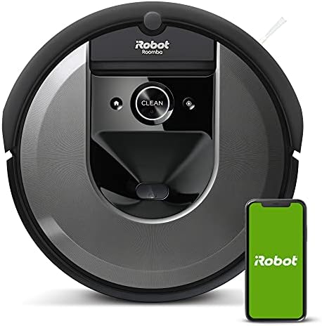 iRobot Roomba i7 (7150) Robot Vakum-Wi-Fi Bağlantılı, Akıllı Haritalama, Alexa ile Çalışır, Evcil Hayvan Kılı için İdealdir,