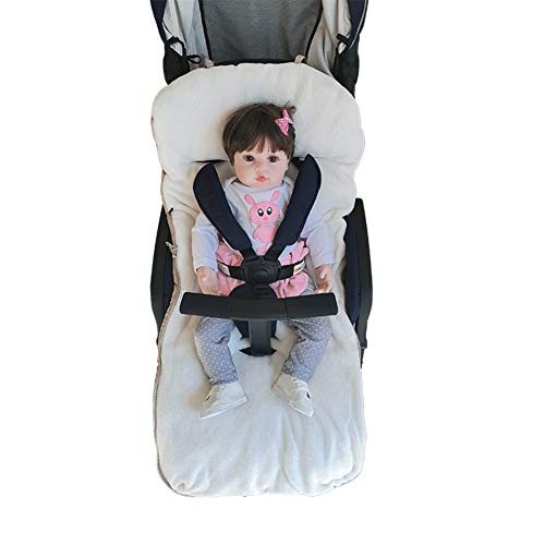 Bebek Arabası Footmuff Rahat Ayak Parmakları, Sıcak Buggy Kapak Arabası Yastıklı, Puset Pram Astar Uyku Tulumu, Fit için 0-36