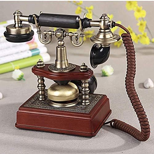 UXZDX CUJUX Telefon-Kablolu Dijital Vintage Telefon Klasik Retro Sabit Telefon Dekoratif Döner Dail