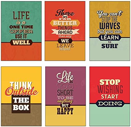 30 Retro/Vintage Sözler ve Sloganlar Motivasyonel Kartpostallar