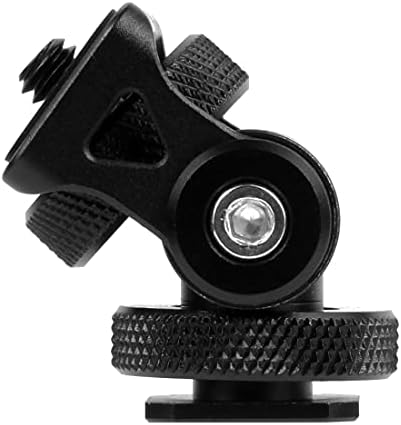XT-XINTE sıcak ayakkabı Dağı mini bilya Kafa 360 panoramik monitör tutucu kamera Gimbal 1/4 soğuk ayakkabı adaptörü için Tripod