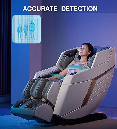 LABYSJ Tam Vücut elektrikli Shiatsu sıfır yerçekimi Recliner masaj koltuğu, ısıtma, derin doku silindirleri ve hava yastıkları,