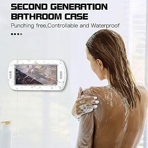 Duş telefon tutucu Su Geçirmez telefon tutucu Ayna / Duvar Montaj telefon Tutucu için Duş Banyo Küvet Mutfak, evrensel Duş Aksesuarları