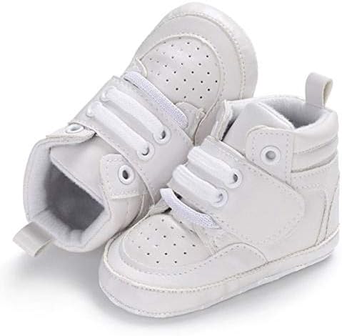 Bebek Kız Erkek Ayakkabı Yumuşak Taban Yüksek Üst Sneaker Kaymaz Taban Yenidoğan Bebek Ilk Yürüyüşe