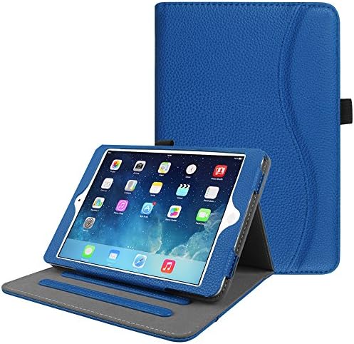 Fintie Kılıf iPad Mini / Mini 2 /Mini 3 [Köşe Koruma]-[Çok Açılı Görüntüleme] Folio Akıllı Standı Koruyucu Kapak w/Cep, Otomatik