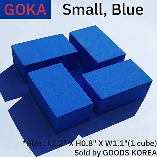 GOKA Araba Yan Kapı Koruma Kenar Defender Diğer Araba Koruyucu Blok Sticker Çoğu Araba için Fit (4 Adet Set) (Küçük, Mavi)