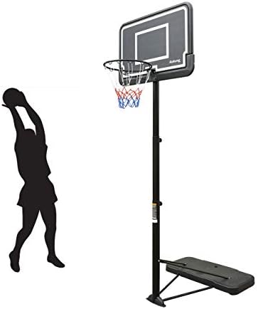 aokung basketbol potası Taşınabilir Basketbol Gol Sistemi ile 44 İnç Backboard Resmi Yüksekliği Ayarlanabilir 6.5 ft-10ft Yetişkinler