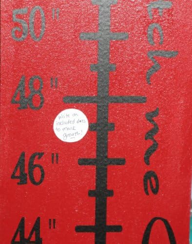 Çocuk Kovboy Duvar Vinil Sticker Büyüme Tablosu 2ft-5ft-Siyah