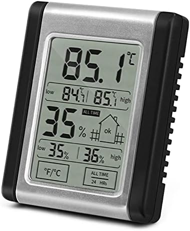 MERCB Ev Araçları Dijital LCD Termometre Higrometre Ölçer Göstergesi Kapalı Elektronik Sıcaklık 449C