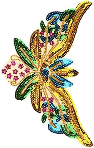 Jılı Online Büyük Glitter Pullu Kelebek Yama Nakış Aplike Motif Demir / DIY Dekorasyon Dikmek