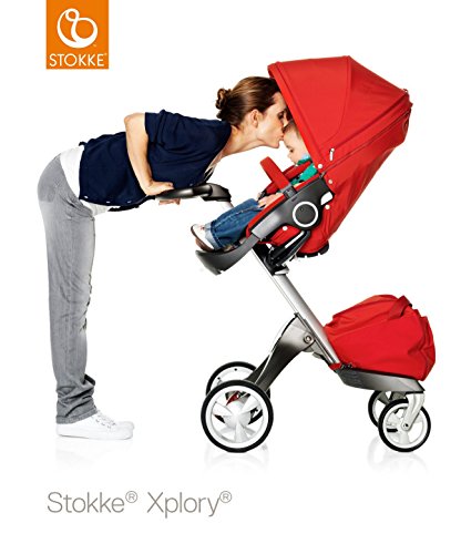 Stokke Xplory Bebek Arabası Alışveriş Çantası, Kırmızı