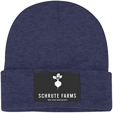 Schrute Çiftlikleri Pancar Yatak ve Kahvaltı 6 Bere Şapka Kış Kafatası Kap Hımbıl Bere Kap Erkekler Kadınlar için