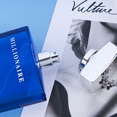 Erkekler için Parfüm ve Güzellik Parfümü Eau de Parfüm, Erkekler için 3.4 oz Sprey Parfüm 100 ML-Mavi Milyoner
