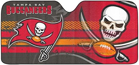 Fanmats NFL Tampa Bay Buccaneers Evrensel Otomatik Gölge, Kırmızı, Bir Boyut