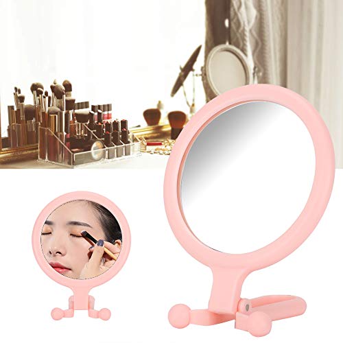 Masaüstü 2X Büyüteç-Taşınabilir Katlanır Kozmetik Ayna Seyahat makyaj aynası Makyaj Aracı Yuvarlak Ayna Banyo Tıraş makyaj aynası