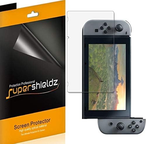 (3 Paket) Supershieldz Nintendo Switch Ekran Koruyucu, 0.23 mm, Parlama Önleyici ve Parmak İzi Önleyici (Mat) Kalkan için tasarlanmıştır