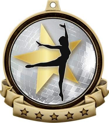 Dans Madalyaları-2.5 Altın Bale Dans Madalyası Ödülü, Kırmızı Beyaz ve Mavi Boyun Şeridi, Büyük Kızlar Dans Ödülleri Prime'ı