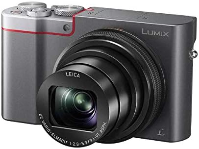 Panasonic LUMİX ZS100 4K Dijital Fotoğraf Makinesi, 20,1 Megapiksel 1 İnç Sensör, 10X Zoom Leica Lens DMC-ZS100S (Gümüş), Çanta