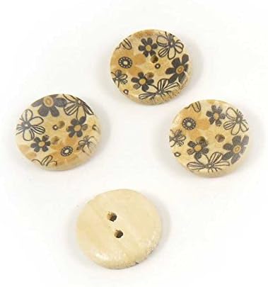 5 Parça Dikiş Düğmeleri 1527 Siyah Beyaz Çiçek Depresyon El Yapımı Sevimli Karalama Defteri Boutons Bağlantı Elemanları Kavramları