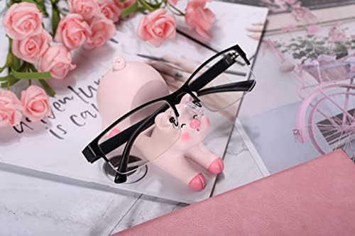 Seninda Sevimli telefon tutucu Güzel Pembe Domuz Cep Telefonu Standı Masası Kartvizit tutucu Gözlük Tutucu Masaüstü Aksesuarları