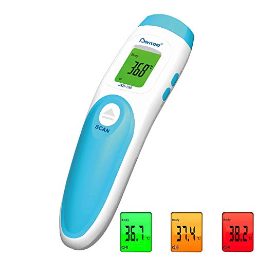 Berrcom alın termometresi Çocuk Yetişkinler Bebek Dijital Tıbbi Temassız Kızılötesi Termometre Bebekler Yetişkinler için Nesneler