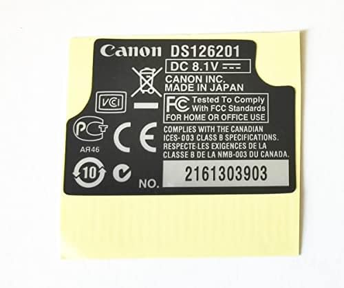 Yedek Taban Alt Kapak Seri Numarası Tabela Etiket Vücut Kodu Etiket Canon EOS 5D Mark II için