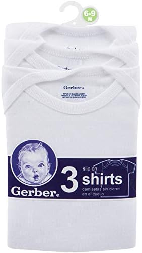 Gerber Kız Bebek 3'lü Paket Pull-on Kısa Kollu Gömlek