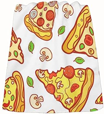 Düşen PizzaSoft Keseler Vücut Yüz Yıkama Bezleri Parmak Ucu Havluları için 35x73cm